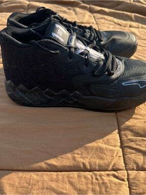 Puma MB.01 Le Melo “Iridescent Dreams" Mens Black Basketball Sneakers 376678-02